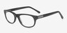 Reese Black AcetateEyeglass Frames from EyeBuyDirect, Angle View