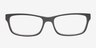 Alaina Black AcetateEyeglass Frames from EyeBuyDirect, Front View