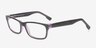 Alaina Black AcetateEyeglass Frames from EyeBuyDirect, Angle View
