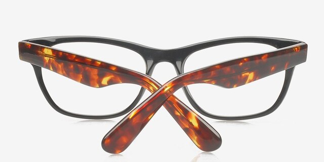 Alana Black & Tortoise AcetateEyeglass Frames from EyeBuyDirect, Closed View