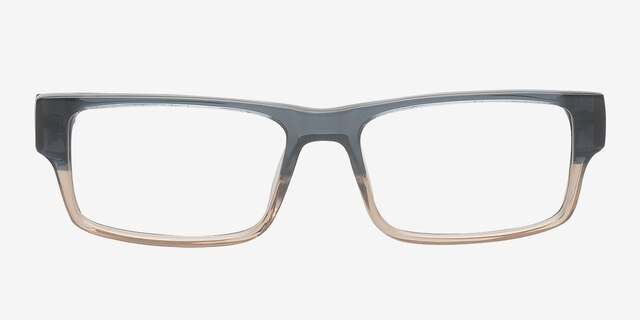 Rowan Navy & Brown AcetateEyeglass Frames from EyeBuyDirect, Front View