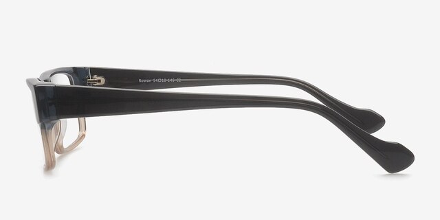 Rowan Navy & Brown AcetateEyeglass Frames from EyeBuyDirect, Side View