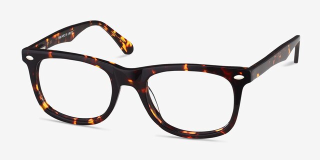 Sam Tortoise AcetateEyeglass Frames from EyeBuyDirect, Angle View
