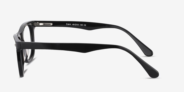 Sam Black AcetateEyeglass Frames from EyeBuyDirect, Side View