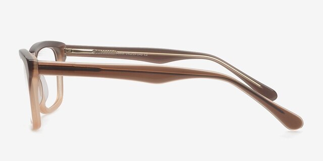 Scout Brown AcetateEyeglass Frames from EyeBuyDirect, Side View