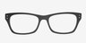 Toby Black AcetateEyeglass Frames from EyeBuyDirect, Front View