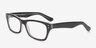 Toby Black AcetateEyeglass Frames from EyeBuyDirect, Angle View
