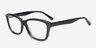 Andi Black AcetateEyeglass Frames from EyeBuyDirect, Angle View