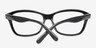 Andi Black AcetateEyeglass Frames from EyeBuyDirect, Closed View