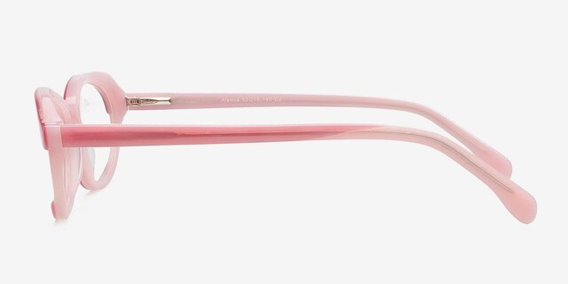 Alanna Pink AcetateEyeglass Frames from EyeBuyDirect, Side View