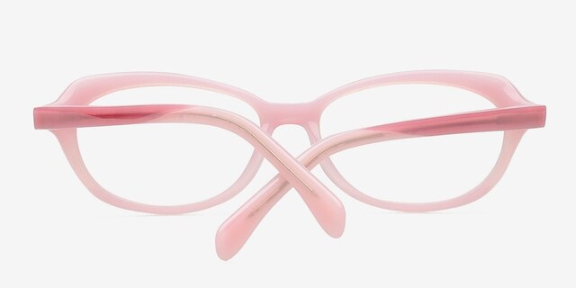Alanna Pink AcetateEyeglass Frames from EyeBuyDirect, Closed View