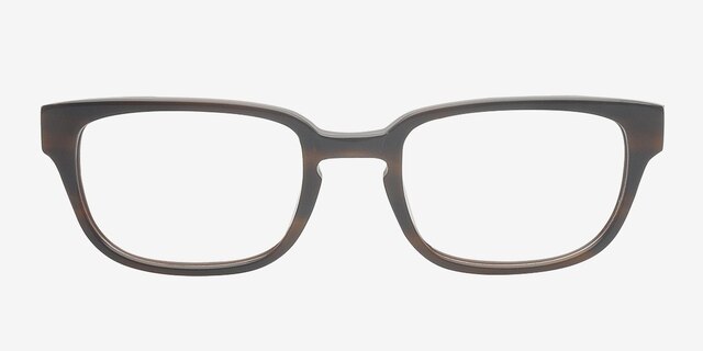 Bently Brown AcetateEyeglass Frames from EyeBuyDirect, Front View