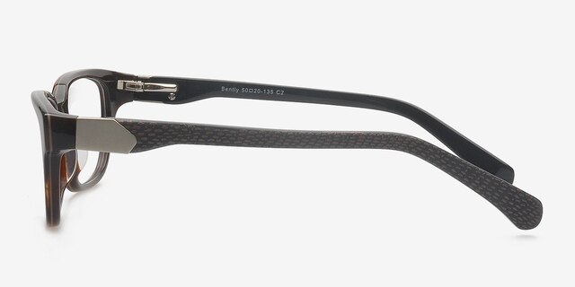 Bently Brown AcetateEyeglass Frames from EyeBuyDirect, Side View