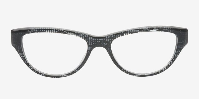 Alexa Gray AcetateEyeglass Frames from EyeBuyDirect, Front View