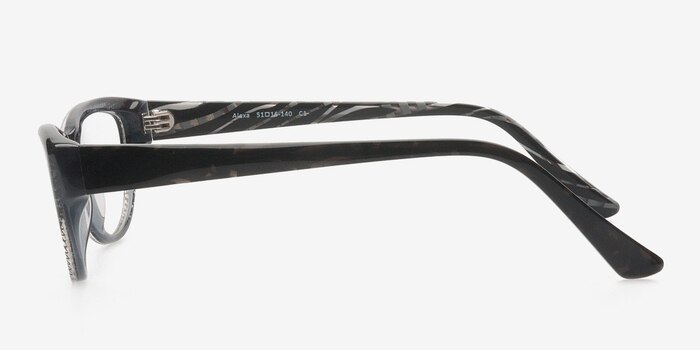 Alexa Gray Acetate Eyeglass Frames from EyeBuyDirect