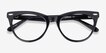 Anika Black AcetateEyeglass Frames from EyeBuyDirect, Closed View