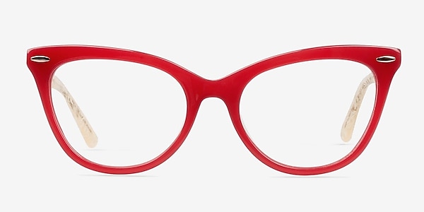 Anika Red Acetate Eyeglass Frames