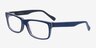 Cary Navy AcetateEyeglass Frames from EyeBuyDirect, Angle View