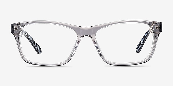 Alivia Gray/Clear Acetate Eyeglass Frames
