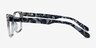 Alivia Gray & Clear AcetateEyeglass Frames from EyeBuyDirect, Side View