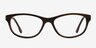 Alia Olive AcetateEyeglass Frames from EyeBuyDirect, Front View