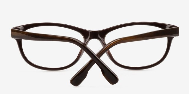 Alia Olive AcetateEyeglass Frames from EyeBuyDirect, Closed View
