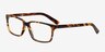 Denny Brown & Tortoise AcetateEyeglass Frames from EyeBuyDirect, Angle View