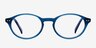 Alisha Blue AcetateEyeglass Frames from EyeBuyDirect, Front View