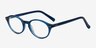 Alisha Blue AcetateEyeglass Frames from EyeBuyDirect, Angle View