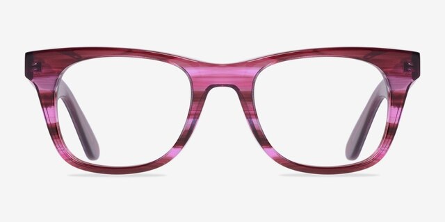 Alisson Purple AcetateEyeglass Frames from EyeBuyDirect, Front View