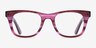 Alisson Purple AcetateEyeglass Frames from EyeBuyDirect, Front View