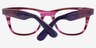 Alisson Purple AcetateEyeglass Frames from EyeBuyDirect, Closed View