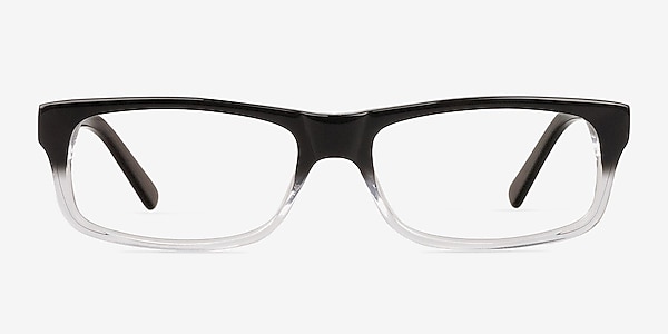 Brysen Black/Clear Acetate Eyeglass Frames
