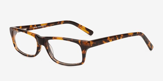 Brysen Brown & Tortoise AcetateEyeglass Frames from EyeBuyDirect, Angle View