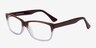 Aliya Brown AcetateEyeglass Frames from EyeBuyDirect, Angle View