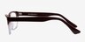 Aliya Brown AcetateEyeglass Frames from EyeBuyDirect, Side View