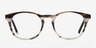 Fran Gray AcetateEyeglass Frames from EyeBuyDirect, Front View