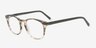 Fran Gray AcetateEyeglass Frames from EyeBuyDirect, Angle View