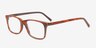Franky Brown & Strip AcetateEyeglass Frames from EyeBuyDirect, Angle View