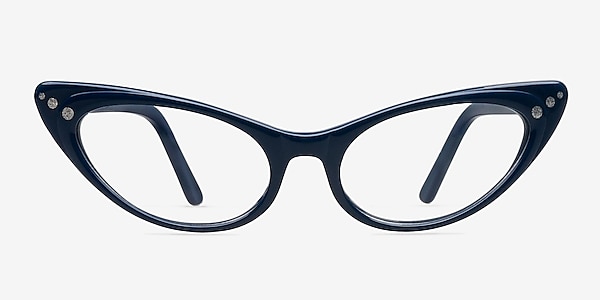 Alondra Navy Acetate Eyeglass Frames
