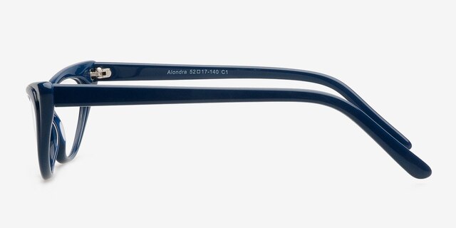 Alondra Navy AcetateEyeglass Frames from EyeBuyDirect, Side View