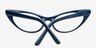 Alondra Navy AcetateEyeglass Frames from EyeBuyDirect, Closed View