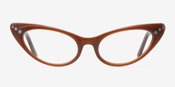 Alondra Brun Acétate Montures de lunettes de vue