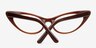 Alondra Brown AcetateEyeglass Frames from EyeBuyDirect, Closed View