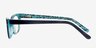 Franni Bleu marine AcétateMontures de lunettes de vue d'EyeBuyDirect, Vue de Côté