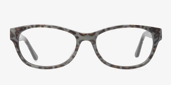 Alyson Gray/Brown Acétate Montures de lunettes de vue