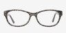 Alyson Gray & Brown AcetateEyeglass Frames from EyeBuyDirect, Front View