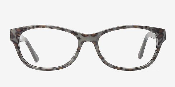 Alyson Gray/Brown Acetate Eyeglass Frames