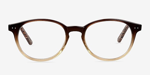 Alyvia Brown Acetate Eyeglass Frames