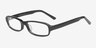 Georgie Black AcetateEyeglass Frames from EyeBuyDirect, Angle View